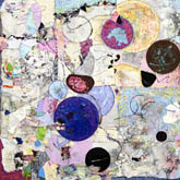 Marla Fields, The Charge, 2015, 12 x 12, Mixed Media on Paper